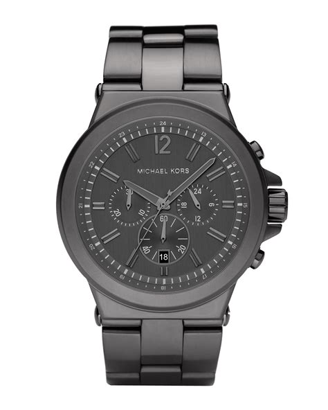 michael kors dylan chronograph watch gunmetal|Michael Kors dylan watch.